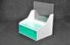 Cream Acrylic Makeup Display Stand Mirrored Function 275225327 mm One Drawer