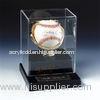 SGS Baseball Acrylic Display Stand Case / Sport Acrylic Advertising Display