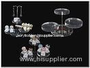 Clear Brilliant Acrylic Jewellery Display Stands For Earring Display