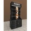 Retail POS Cosmetic Organizer CountertopKiosk Full Set Display Stand With Drawer And Tray