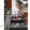 Cosmetic Plexiglass Retail POS Displays Black For Lips / Eyes Cleans