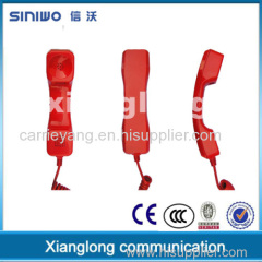 Special PC / ABS engineering plastic Dustproof/Weatherproof telephone handset for underground metro station