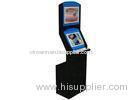 Information Inquiry Touch Screen Kiosk Stand with 19 inch Dual Screen LCD Advertising Display