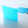 UNQ 4mm 100% Virgin Grade A PC 50 Micron UV Coating Polycarbonate Twin Wall Hollow Sheets Cheap