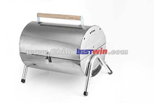 PORTABLE STAINLESS STEEL BBQ CHARCOAL GRILL