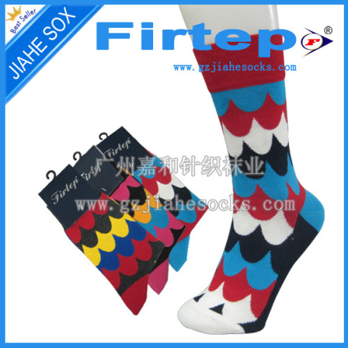 jacquard custom business men colored dress socks