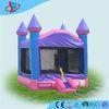 Lovely purple birthday party bounce house / inflatable air castle for kids