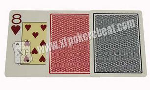 Gambling Red / Blue Spain Fournier Playing Cards With Invisible Ink