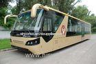 Comfortable Diesel Engine 13 Seater Airport Apron Bus With Aluminum Apron