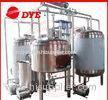 1500L Semi-Automatic Beer Microbrewery Equipment Steam Heating