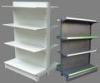 White / Gray Supermarket Display Shelving 100KGS 900mm Double - sided