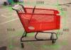 SGS Shopping Basket Trolley Large Capacity Hand Store Cart Powder Plated