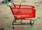 SGS Shopping Basket Trolley Large Capacity Hand Store Cart Powder Plated