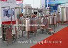 Micro Automatic Commercial Beer Brewing Equipment Mirror Polish Inner Surface