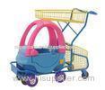 Plastic Kids Grocery Cart Childrens Shopping Trolley Supermarket Steel Toy Car