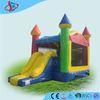14 * 14 Happy hop jumping Inflatable Bounce House with slide SGS / CE