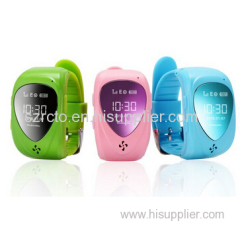 2015 popular gps kids cell phone smart tracker watch with rubber colors
