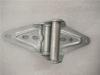 Commercial Steel White Zinc Plated Garage Door Hinges Industrial Metal Stamping