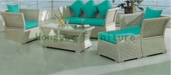 Outdoor garden rattan sofa furniture sets with cushions sale