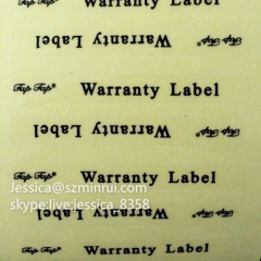 Wholesale Adhesive Label Sticker Die Cut Label Packaging Clear Sticker Transparent Adhesive Sticker Label
