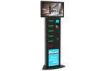 Customized Coin Operated Multi Phone Charging Station Kiosk with 32 inch LCD Digital Signage