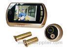 0.3 Mega Pixels 3.5 Inch Electronic Door Viewer for Luxury Hotel / Home Safety