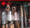 Sight Glass Commercial Alcohol Distillation Equipment Pear Head
