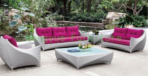 Rattan wicker patio sofa set furniture solutions