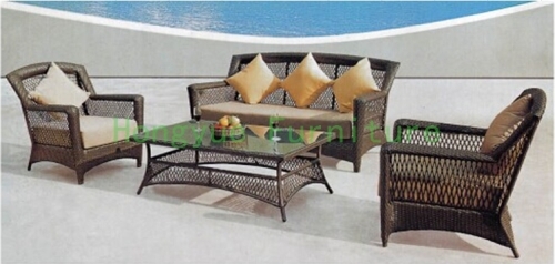 Patio rattan sofa sets outdoor wicker sofa furniture sets with cushions