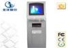 Info LCD Self Service Printing Kiosk Coupon / Queue Kiosk With Ultra Big Roll Holder