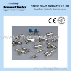 Camozzi style Metal Push-in Fittings