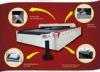 Auto Feeding CO2 RF Flatbed Filter Cloth Laser Cutting Machine for Fiberglass