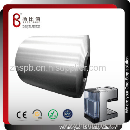 PVC Film Galvanized Steel Metal Sheet for Coffee Machine