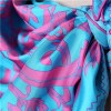 Custom Digital Print Pure Silk Square Scarf Factory China