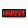 Rechargeable USB Flashing Electronic LED Name Badge Sign Programmable Scrolling Digital