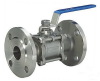 3-PC STAINLESS STEEL BALL VALVE WITH FLANGE END