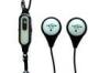 Black 3.5mm Plug Wired In Ear Earphones With Volume Control And Mic