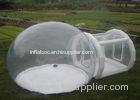 Inflatable Transparent Bubble Tent With Tunnel 0.6mm PVC Clear Bubble Tent