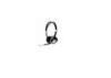 Single Side Cord HI FI Stereo Headphones Computer Headset with Volume Control