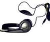 Professional MP3 / MP4 USB Stereo Headphones With Microphone Mute Function