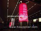 Round shape outdoor LED billboard / moving message cylindrical LED display