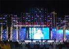 Rental outdoor transparent LED display / flexible video screen with 500mm 1000mm panel