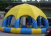 Portable 8m Dia Inflatable Water Pool With Cover Above Ground Blow Up Pools