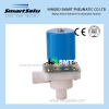 Auto flush solenoid valve plastic valve