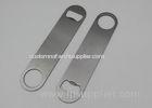 Personalized Flat Stainless Steel Bottle Opener with Engraved logo