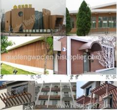 wood plastic outdoor decking wall panel