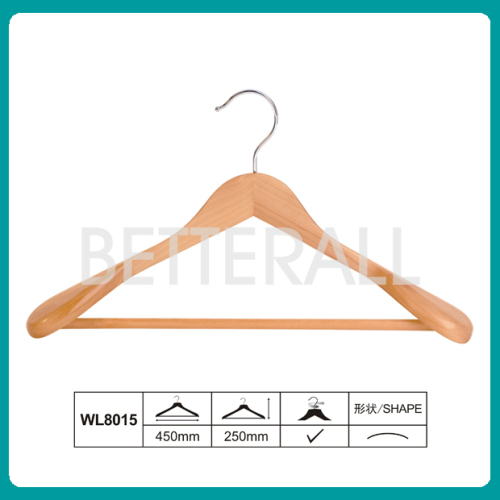 Wholesale cheap wooden clothes hangers