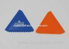 Triangle Shape Hard Plastic Car Ice Scraper With Silk Screen Logo