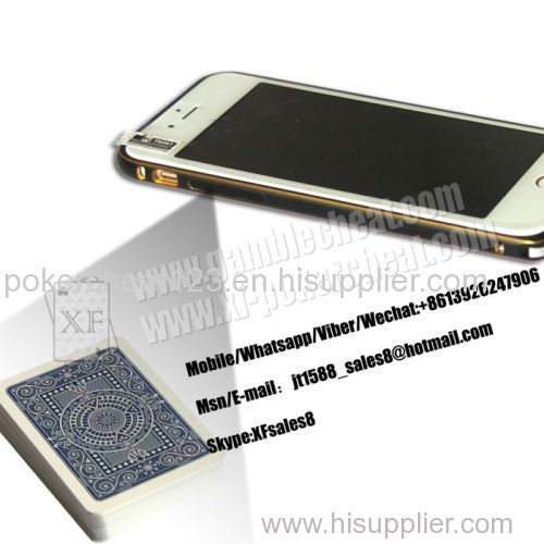 Golden Color Iphone 6 Mobile Phone Camera Used In Private Cards Game