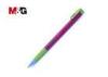 Colorful gel ballpoint pen with slim barrel and smooth semi - gel ink